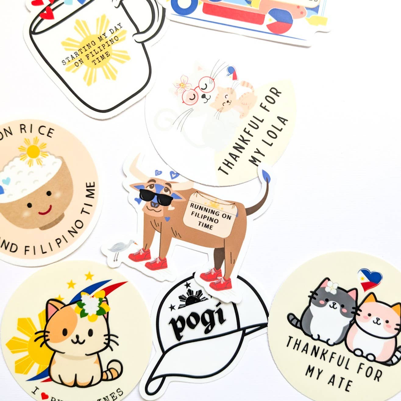 Paper Picture Mama - Wholesale Sticker - Cute Filipino Lumpia Stickers Funny Water Bottle Sticker 2