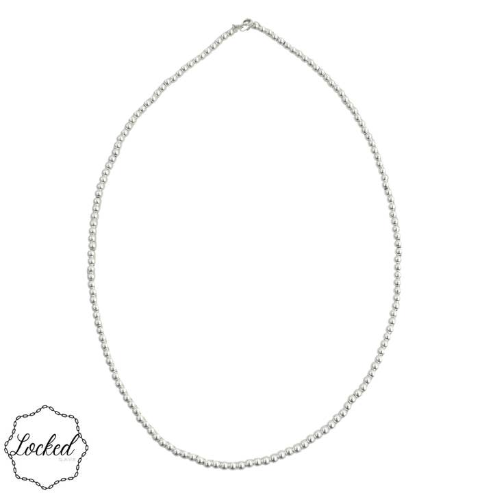 Sterling Silver | 3mm Necklace for wholesale by Locked by Lula 'n' Lee
