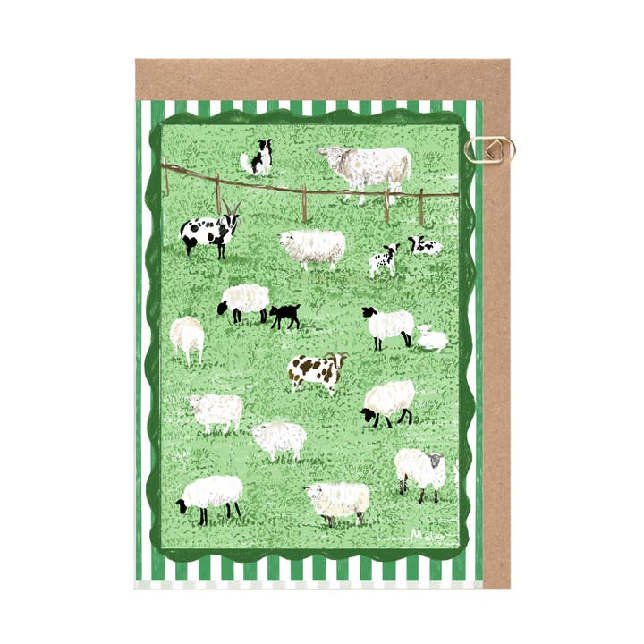 Sheep Card for wholesale by Meloo