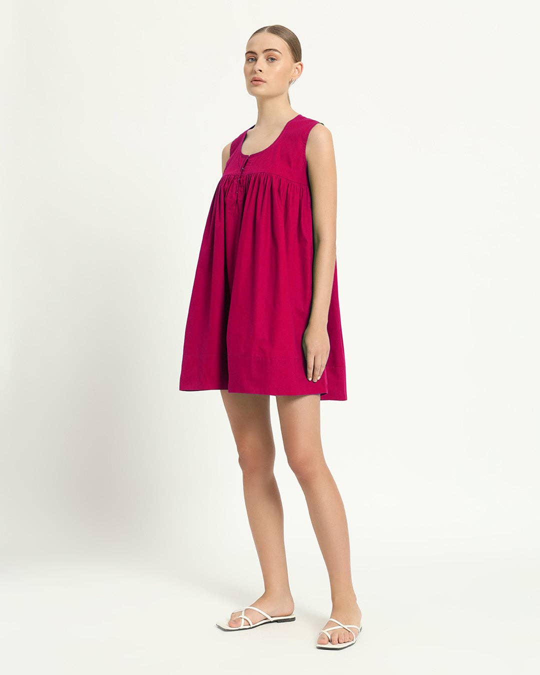 Thevasa - Wholesale Dress - Women's - The Jois Berry Cotton Dress1
