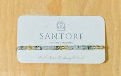 Santore Jewelry Company - Wholesale Beaded Bracelet - Linea Beaded Stretch Bracelet - Ships Carded31