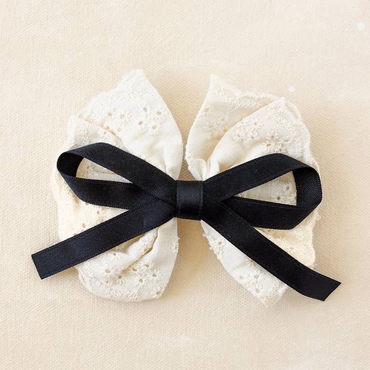 Schwarz Bogen-Haarspange// Della für den Großhandel auf Faire0