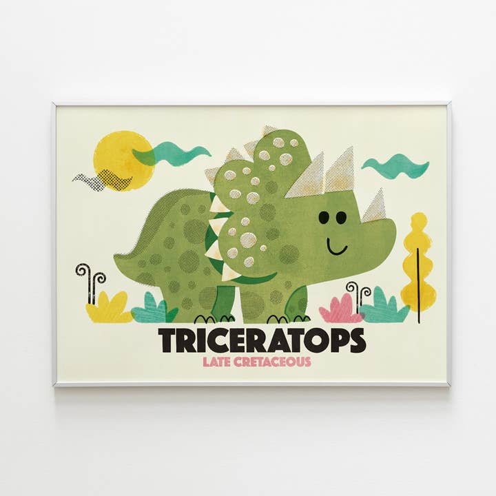 Tricératops | Impression artistique pour la vente par Pintachan Studio