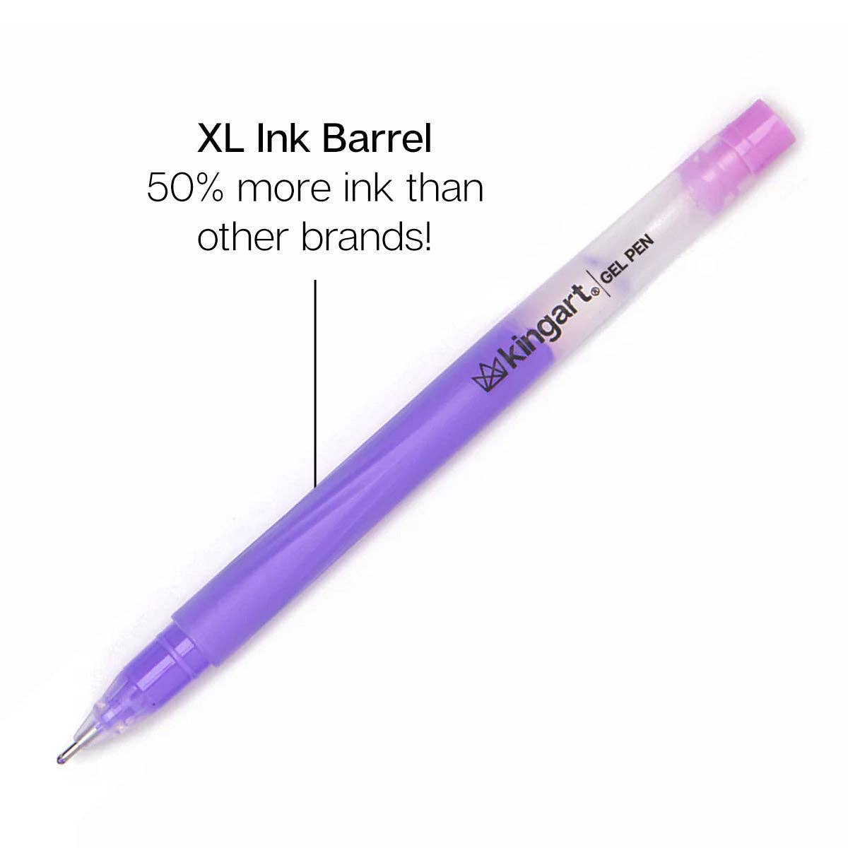 KINGART – wholesale Pen – Gel Pens 24 Glitter, Metallic & Pastel Colors4