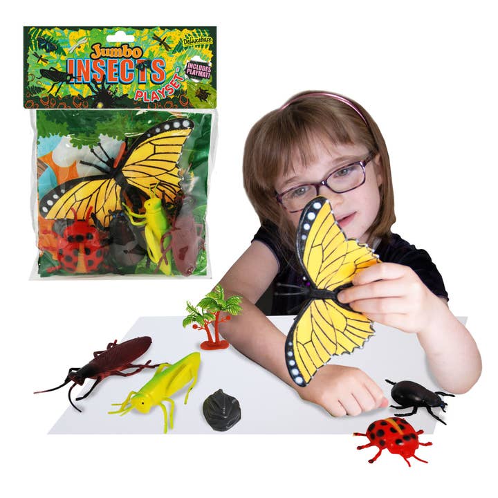Deluxebase – wholesale Toy set – Kids – Jumbo Playsets - Insects Figurines Set1