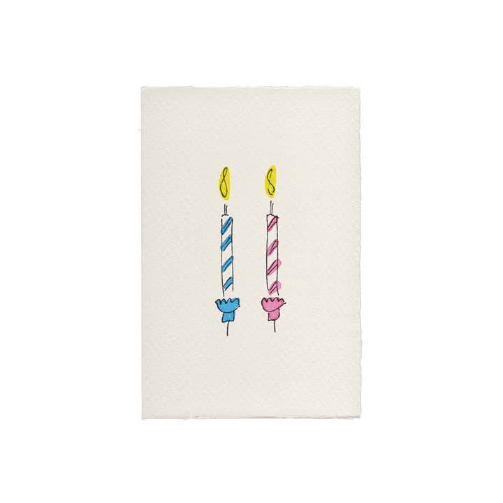 Scribble & Daub - Wholesale Birthday Card - Birthday Candles Card