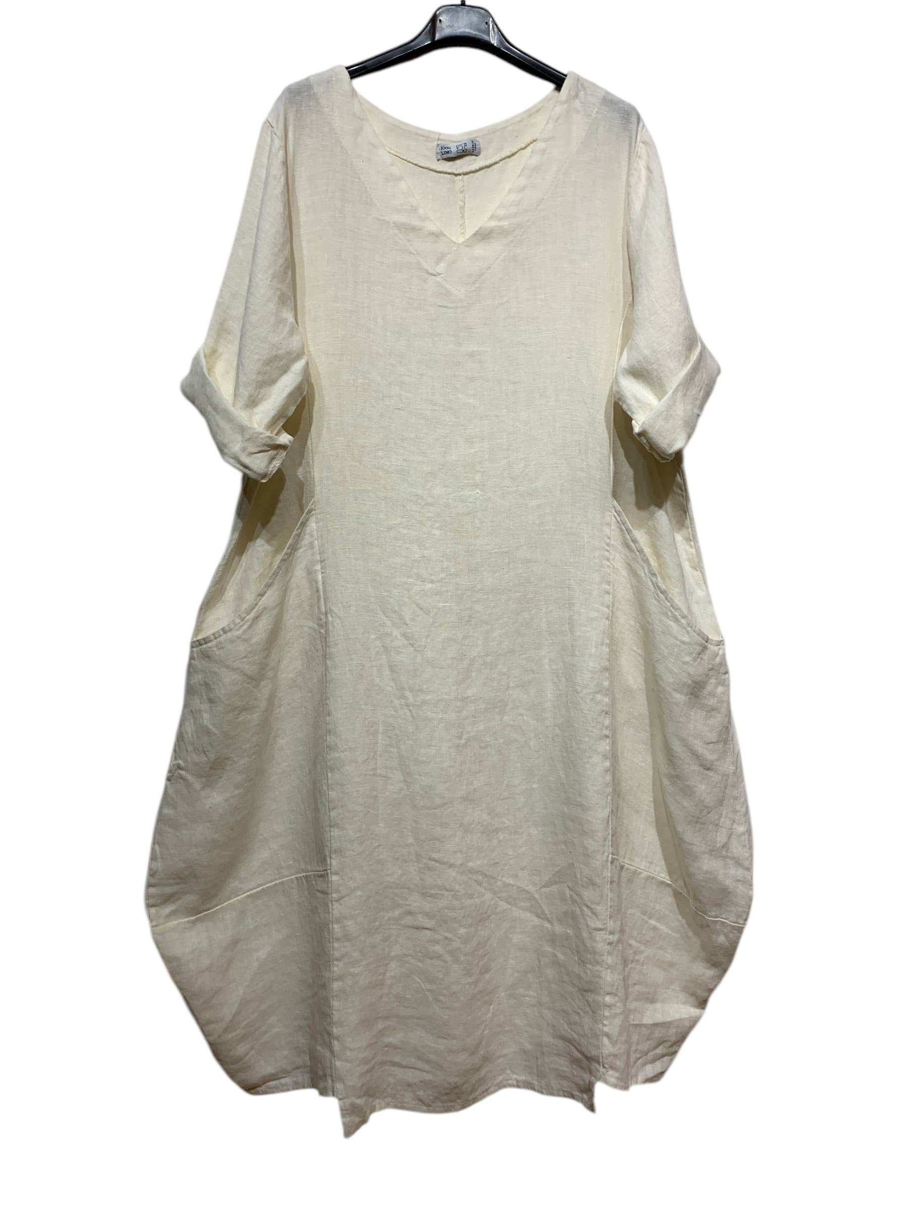 LINEN & COTTON HOUSE – wholesale Dress – Women's – 277 DRESS IN LINEN SPRING SUMMER CLOTHING58