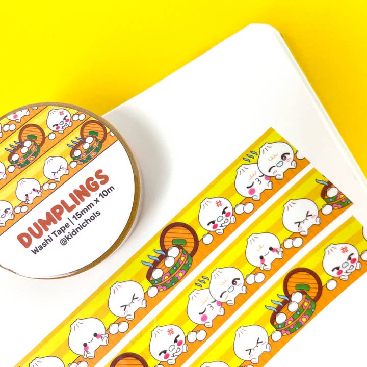Ruban adhésif Tasty Dumplings Washi | Dim Sum | Food Lovers | Japon pour la vente par Kidnichols
