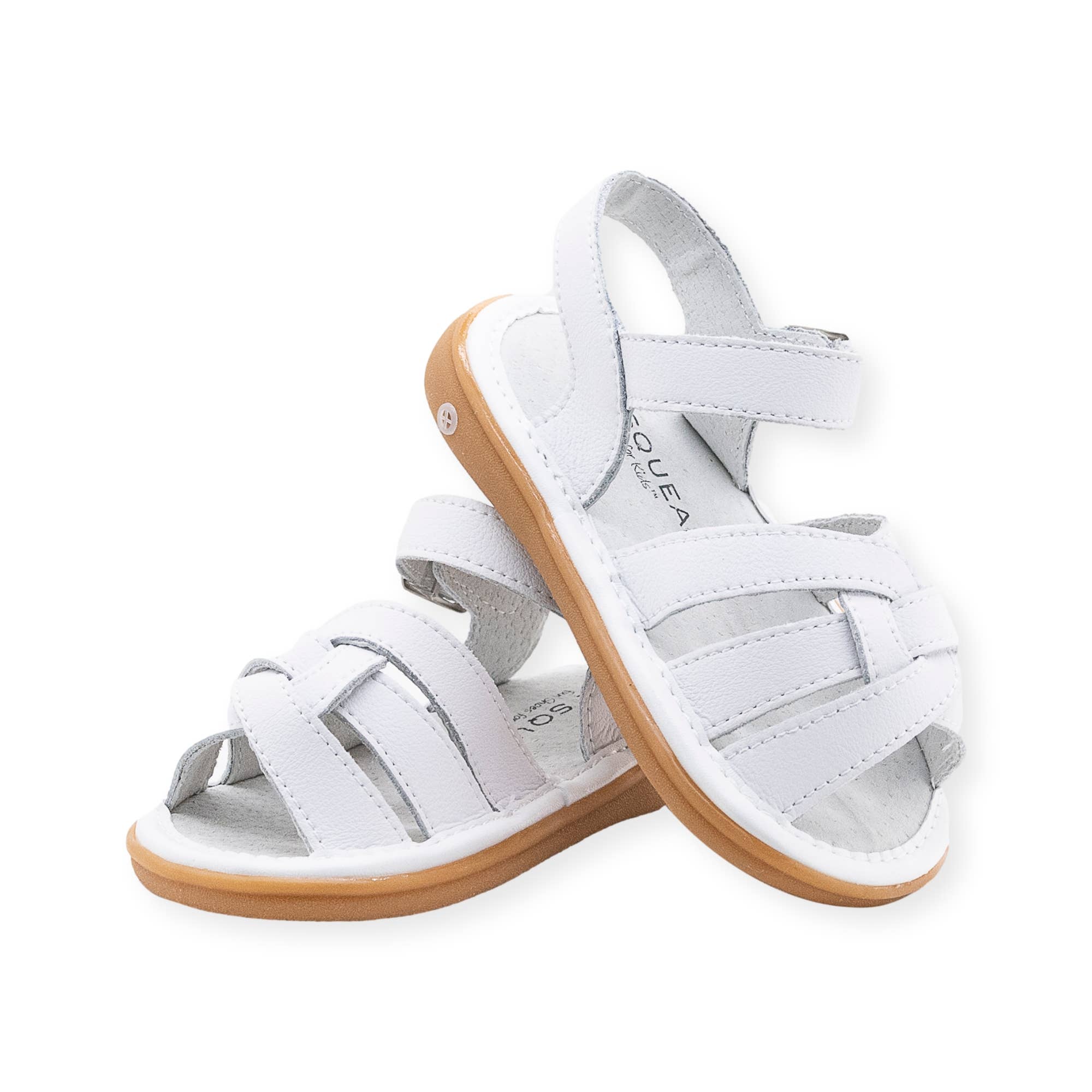 Wee Squeak Shoes - Wholesale Sandals - Kids - Emma White Sandal5