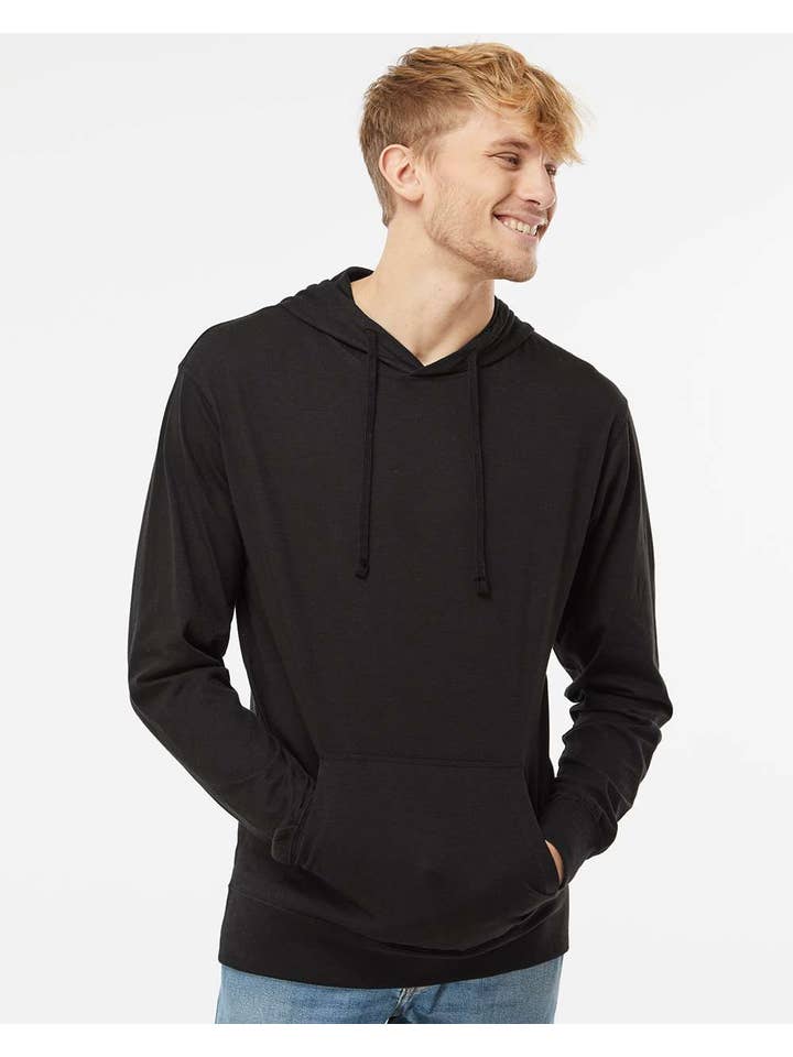 Lucky Avocado - Wholesale Hoodie - Unisex - Independent Trading Co. - Lightweight Hooded Pullover T-Shir7