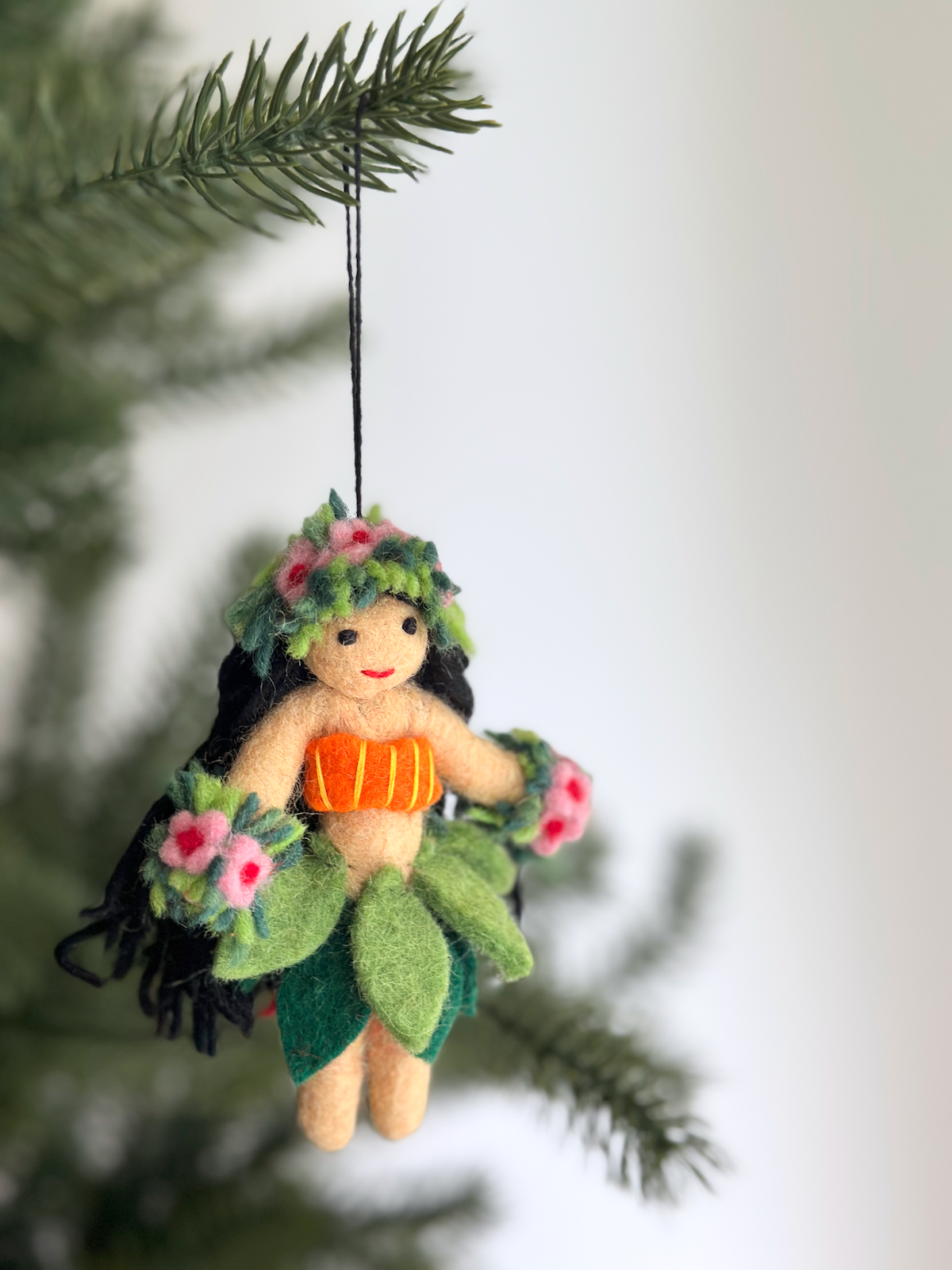 Ganapati - Wholesale Ornament - Vilten ornament - Hawaii Hula Girl0