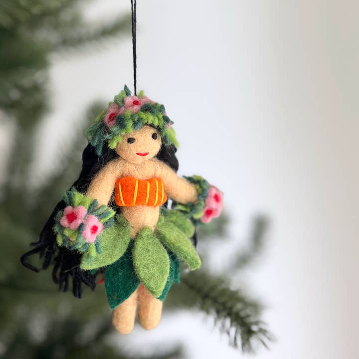 Ganapati - Wholesale Ornament - Vilten ornament - Hawaii Hula Girl0