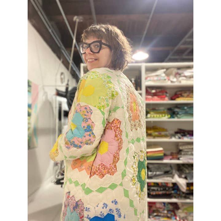 Crinkle Dreams - Wholesale Craft Sewing Kit - Elemental Coat Printed sewing pattern2