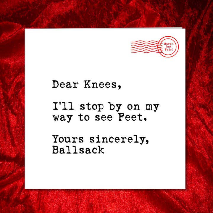 Swizzoo Cards - Wholesale Birthday Card - 40th 50th 60th Birthday Card for Dad, boyfriend, husband or any male friend - Funny, humorous, fun card - Rude naughty adult balls scrotum