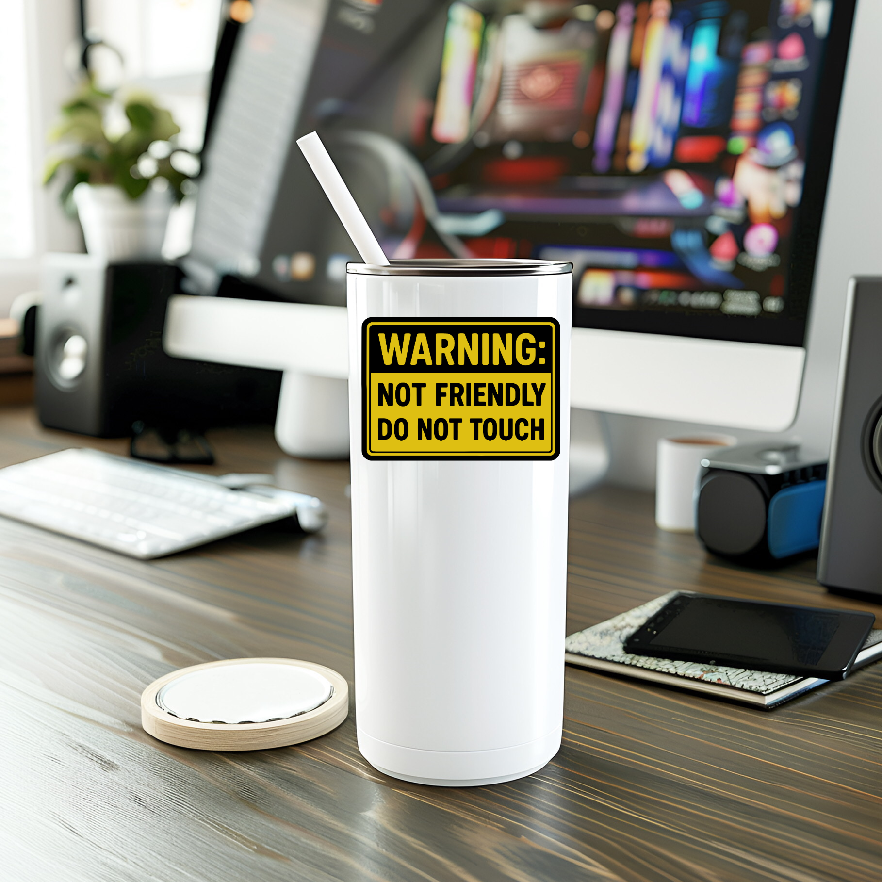 Mystical Monkey Toes - Wholesale Sticker - Funny Do Not Touch Vinyl Sticker2