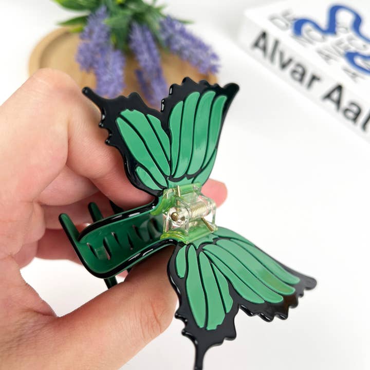 TheDivaSoap - Wholesale Hair Clip - Women's - Acetate Butterfly Hair Clip, Thickened Y2K Style Claw Clips
