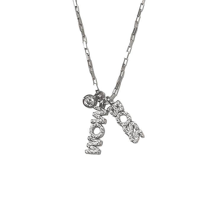 Mom Boss Duo Charms Necklace for wholesale by Be the Good