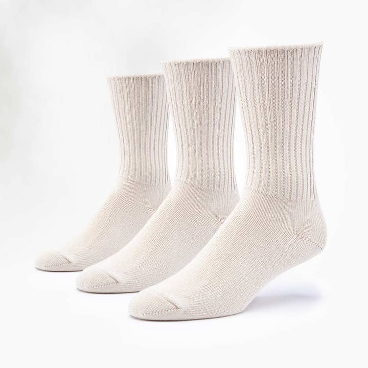 Maggie's Organics - Wholesale Socks - Unisex - Organic Cotton Classic Crew 3 Pak