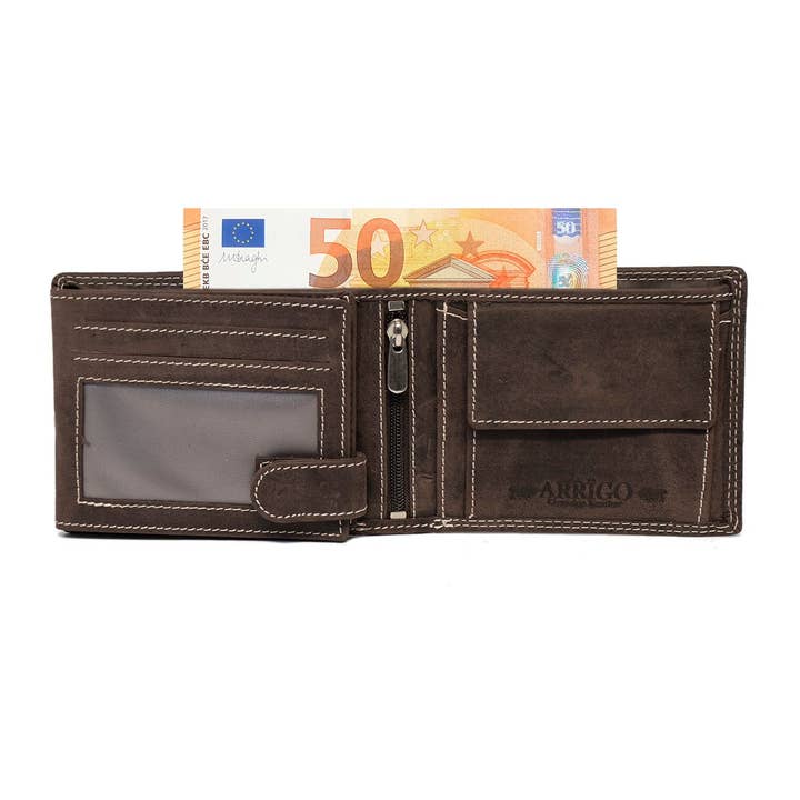 Arrigo - Wholesale Wallet - Men's - Leather Men's Wallet with RFID - Billfold - Arrigo7