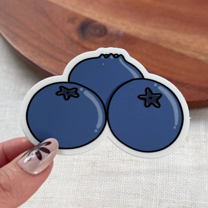 Blueberries Sticker for wholesale by Big Moods