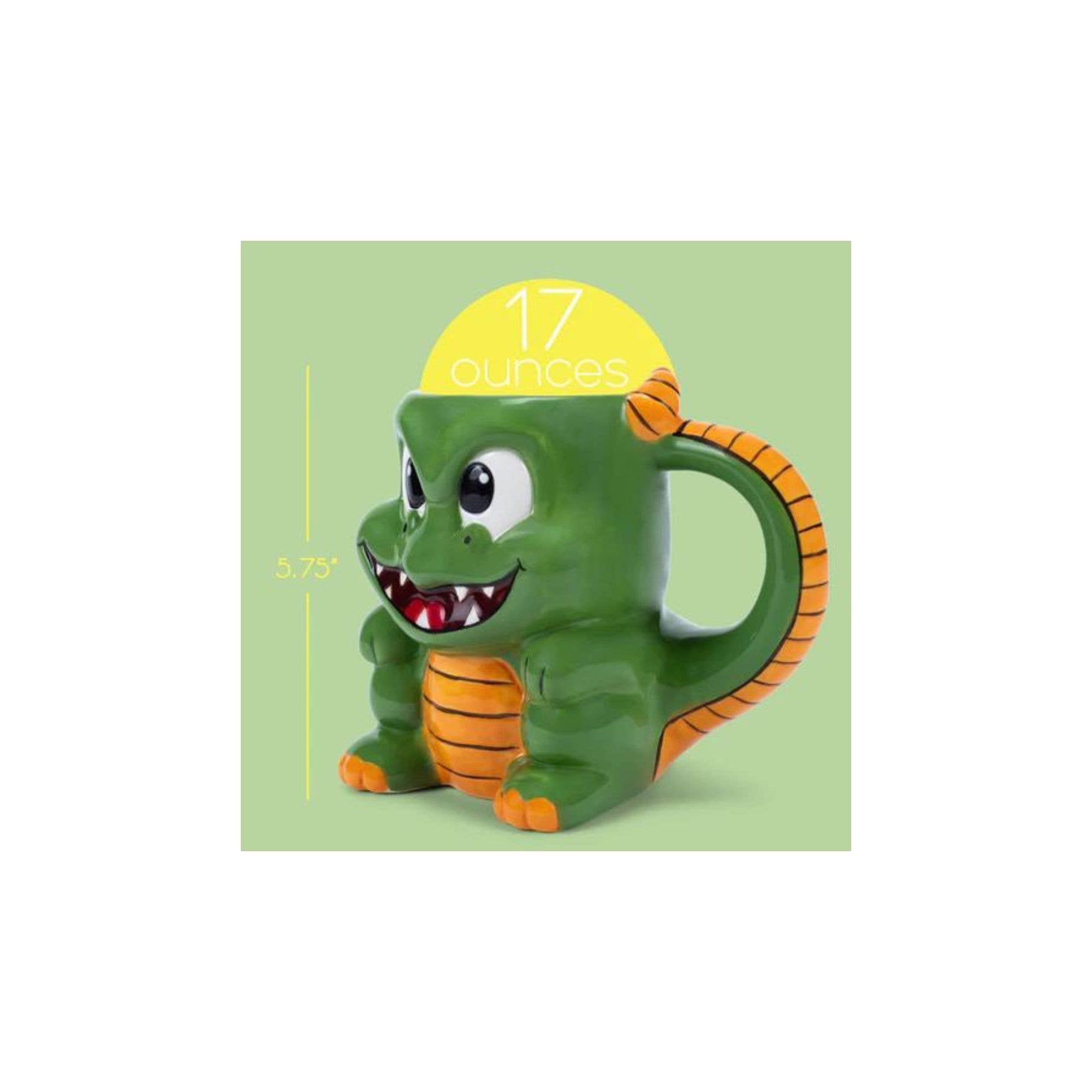 EAST AVENUE - Wholesale Coffee Mug - Character Mug Green Dragon 17 Ounce1