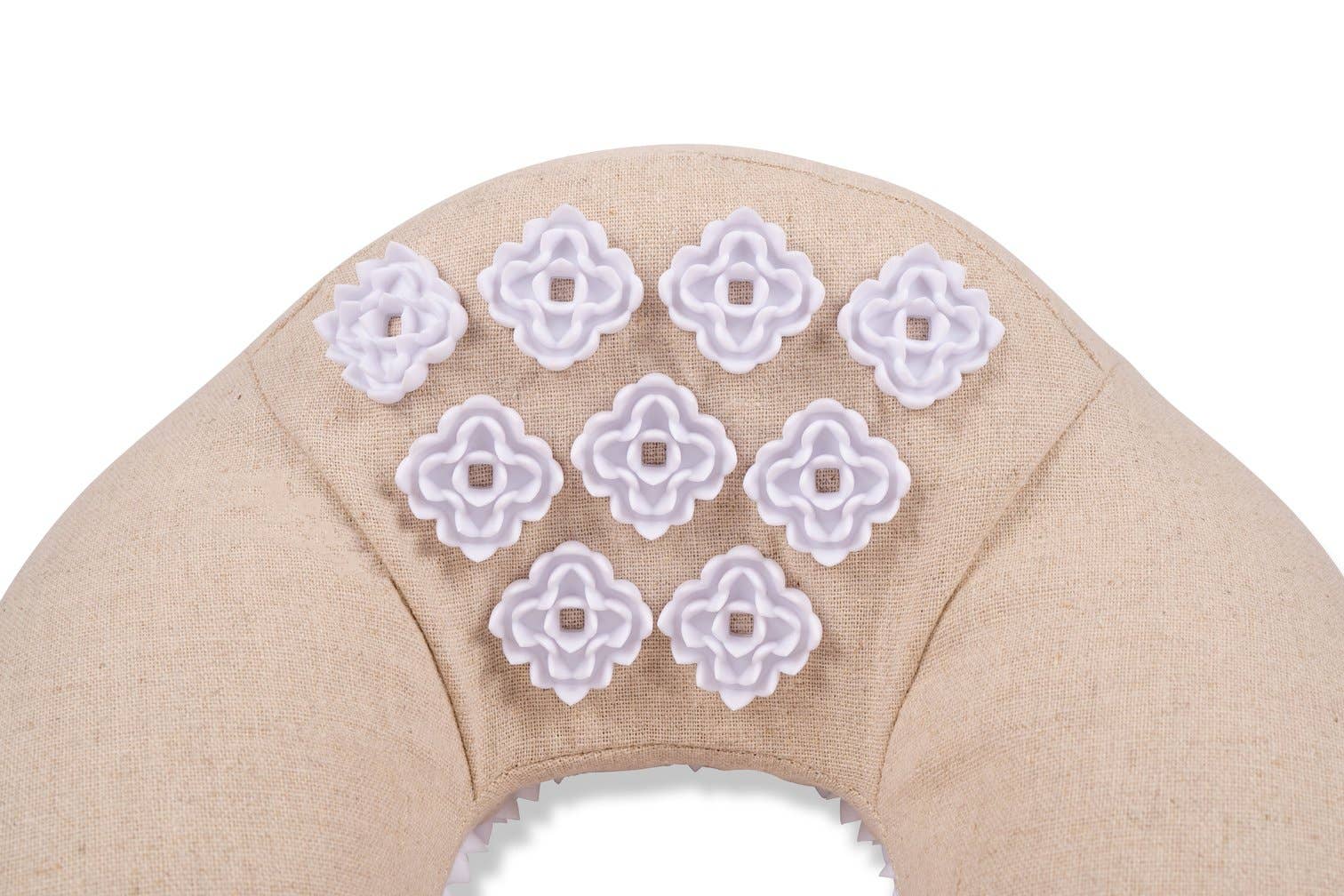 Kanjo - Venta al por mayor Cojín de spa/terapia - Almohada cervical de acupresión de espuma viscoelástica Kanjo3