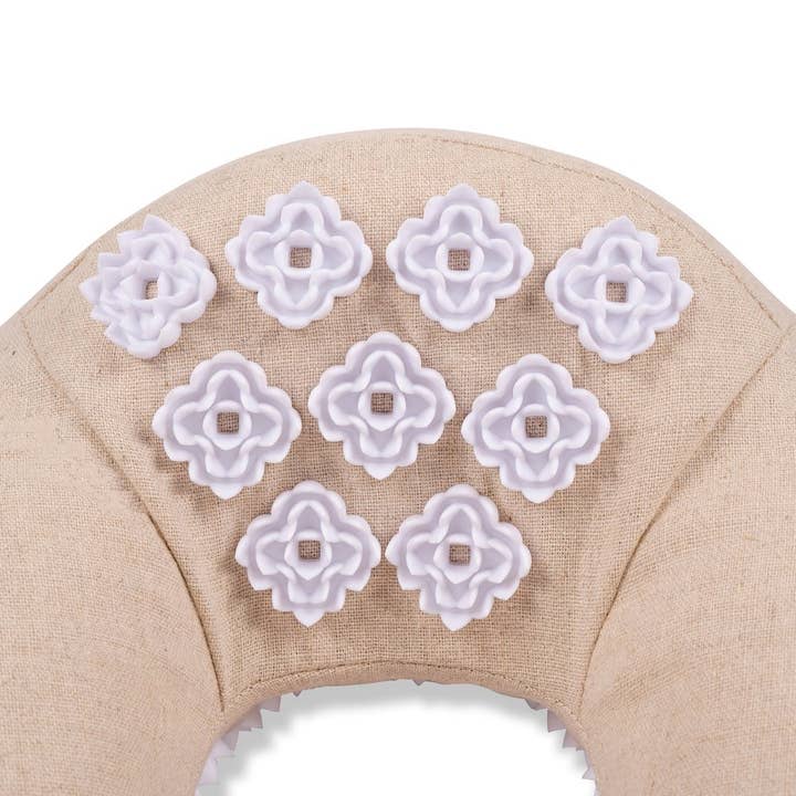 Kanjo - Venta al por mayor Cojín de spa/terapia - Almohada cervical de acupresión de espuma viscoelástica Kanjo3