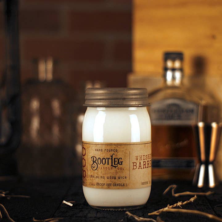 Bootleg Candle Company - Wholesale Jar/Filled Candle - Whiskey Barrel