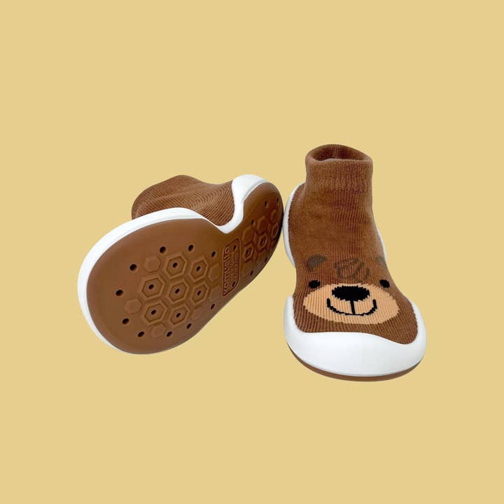 Little Bunny - Wholesale Booties - Baby - Komuello None Slip Shoes Brown Bear1