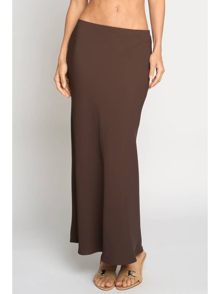 Sans Souci - Wholesale Skirt - Women's - POLY SPAN KNIT BIAS MAXI SKIRT9