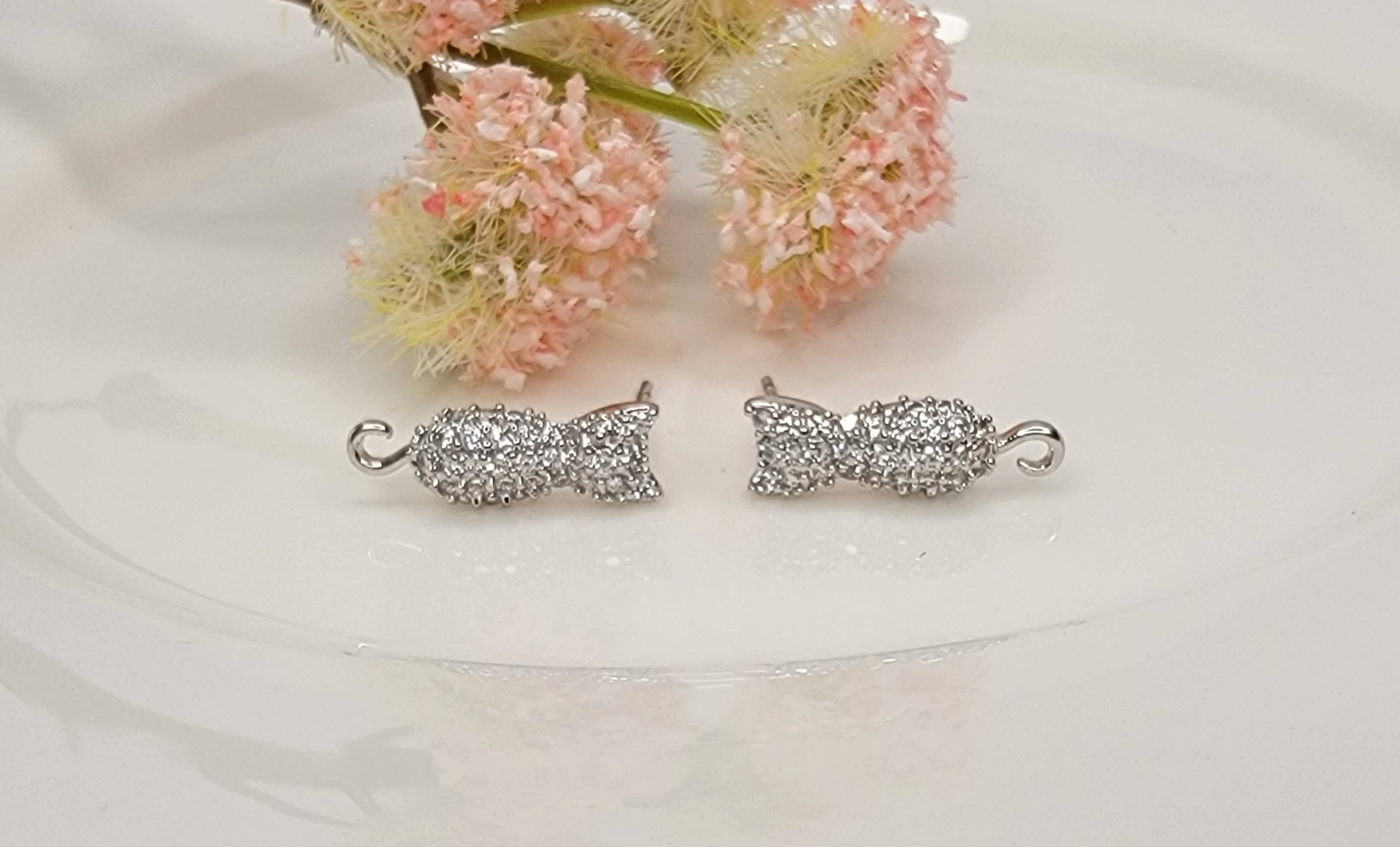 BETTYOH INC - Venta al por mayor Pendientes colgantes - PENDIENTES CON FORMA DE POSTE CON FORMA DE GATO3