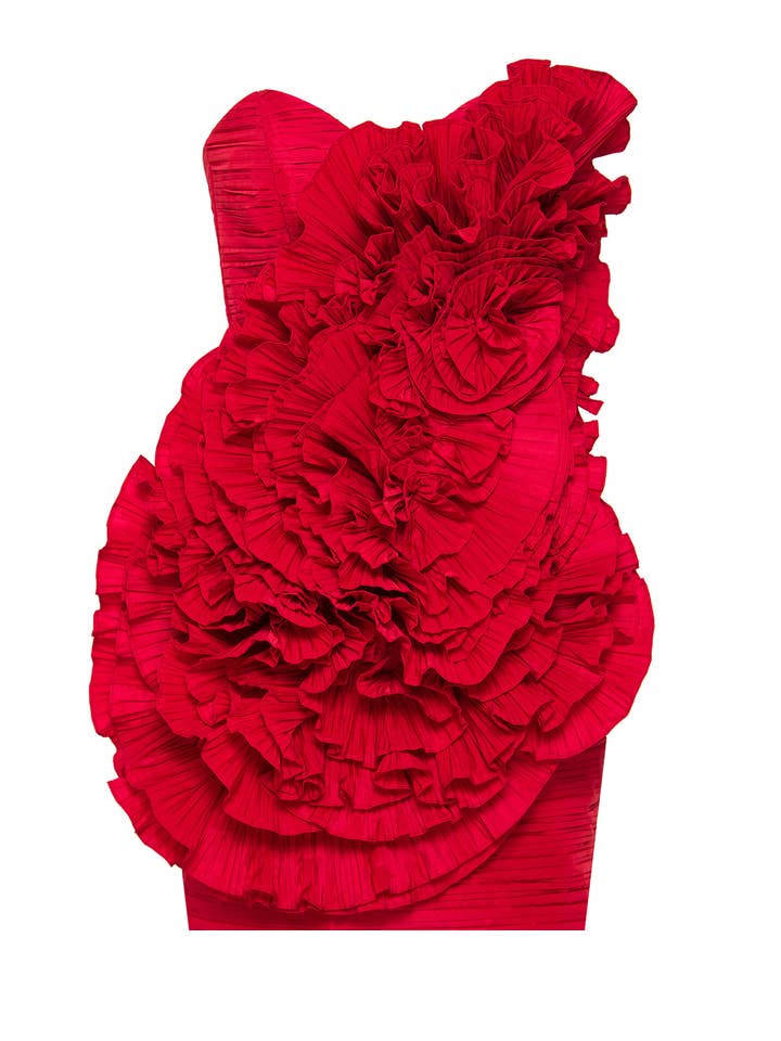 Robe à fleurs 3D Camellia pour la vente par NANA GOTTI
