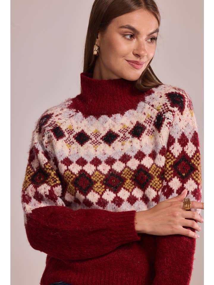 Cherry Paris - Wholesale Knit Sweater - Women's - Pull Yaelle - IH2563412