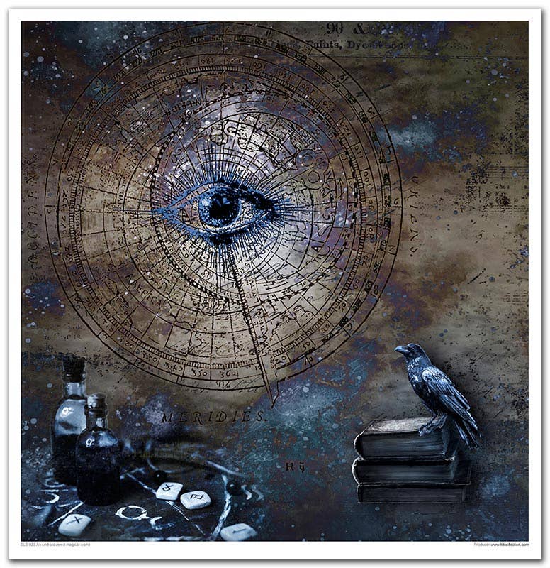 ITD Collection - Vendita all'ingrosso Scrapbooking - SLS-023 - set 11 pezzi x 310x320 mm / 12,2x12,6 in - 200 GSM2