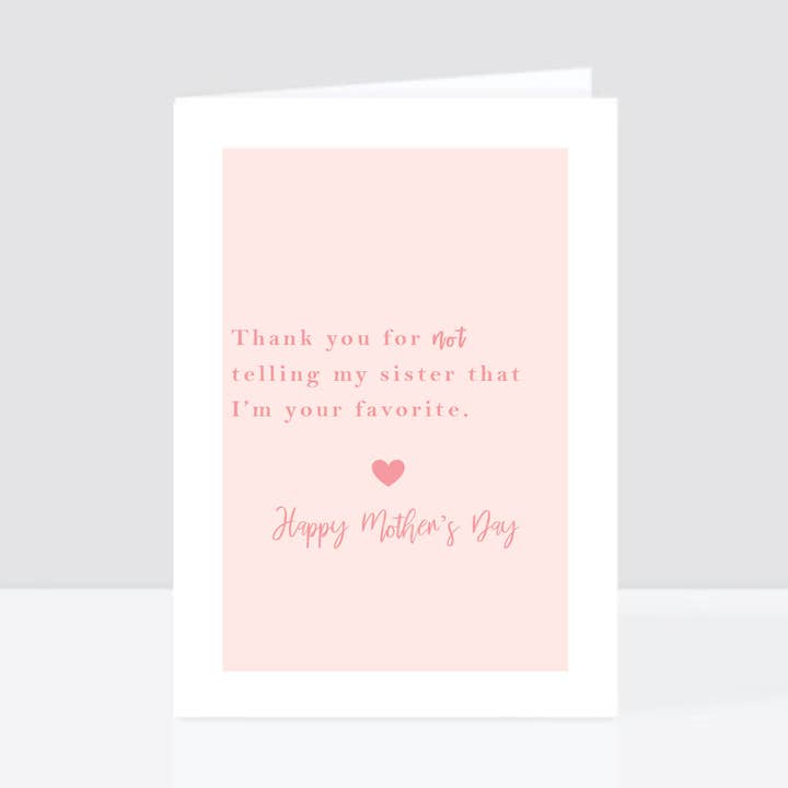 Carte de vœux amusante pour la fête des mères pour la vente par NOLA Lou Lou Designs