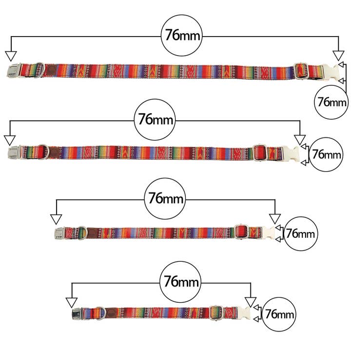 Made By Nami - Wholesale Pet Collar - Dog - Boho Dog Collar - Black5