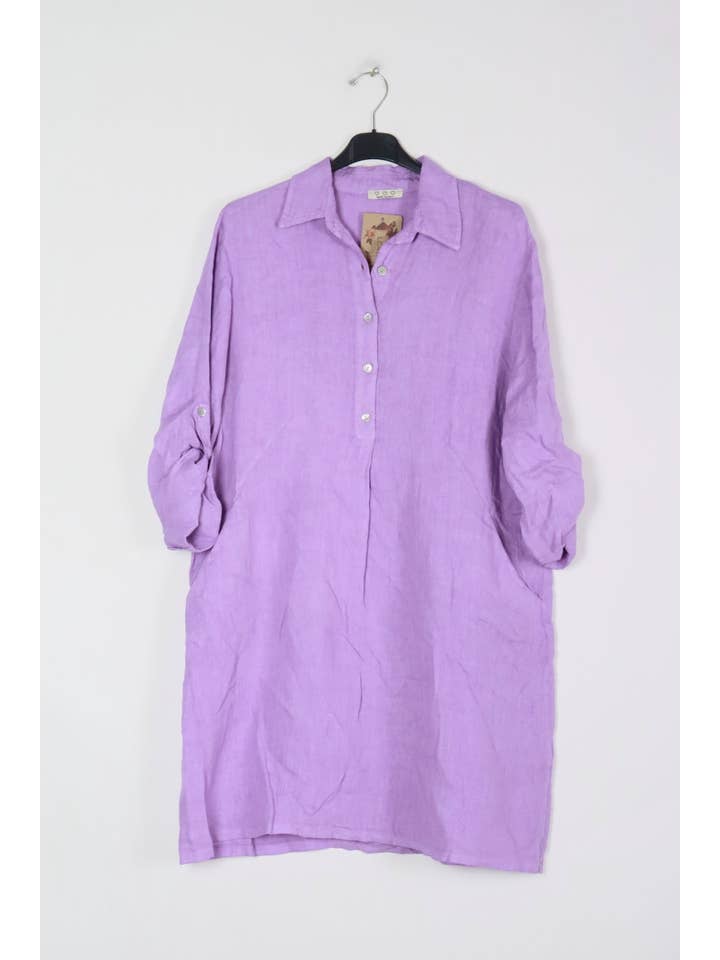 LÉA & LUC – Engroshandel Kjole - Dame – Korte kjoler i 100% hør REF. 135142