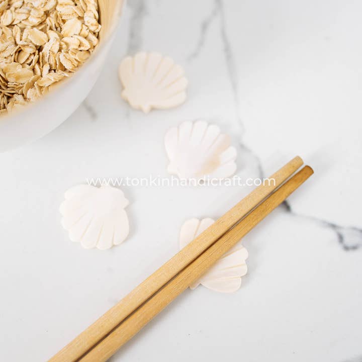 Tonkin Handicraft - Wholesale Spoon Rest - Seashell Pillow Chopstick Rest 18