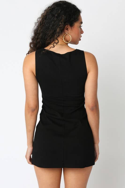 Olivaceous - Wholesale Dress - Women's - Helia Mini Dress2