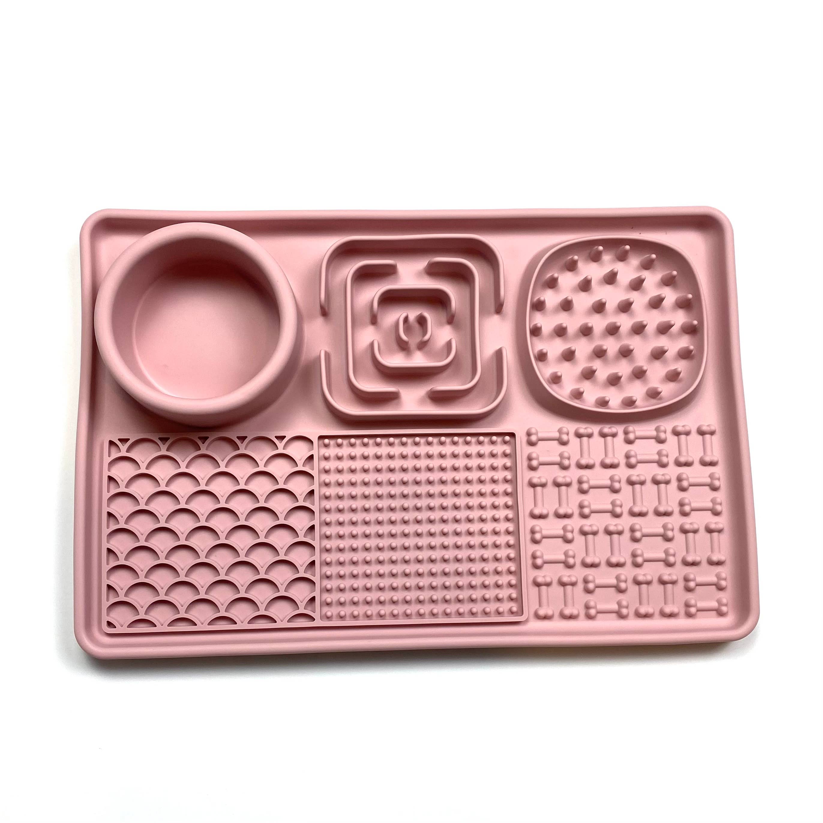 Dog Bandana Co. – Tapete para comedouro – Cão por atacado – Tapete Deluxe para Lambidas de Pets10