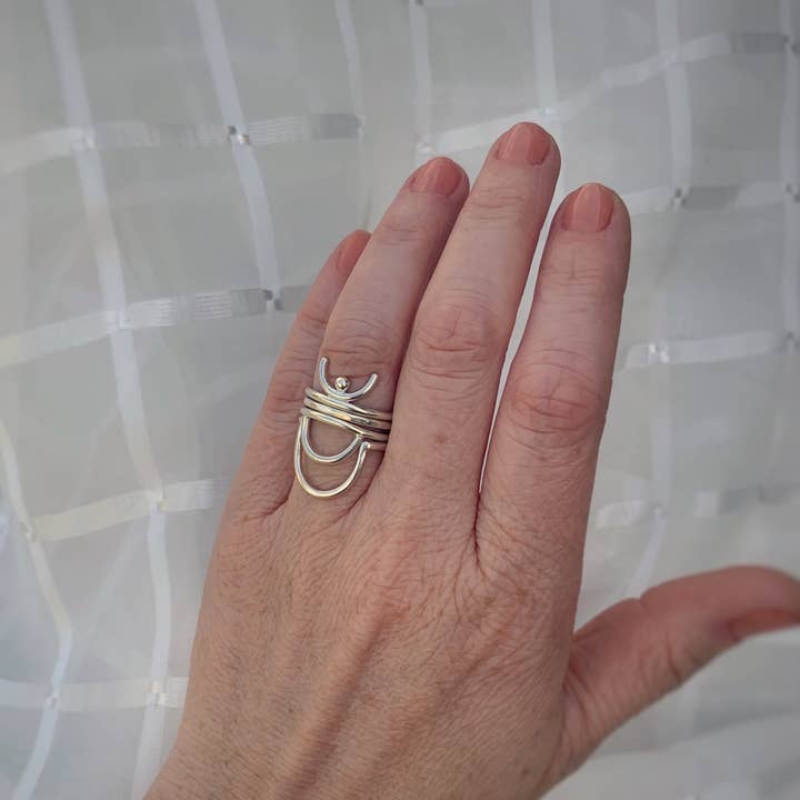 Hooray Stacker Ring for wholesale by 47 Suns