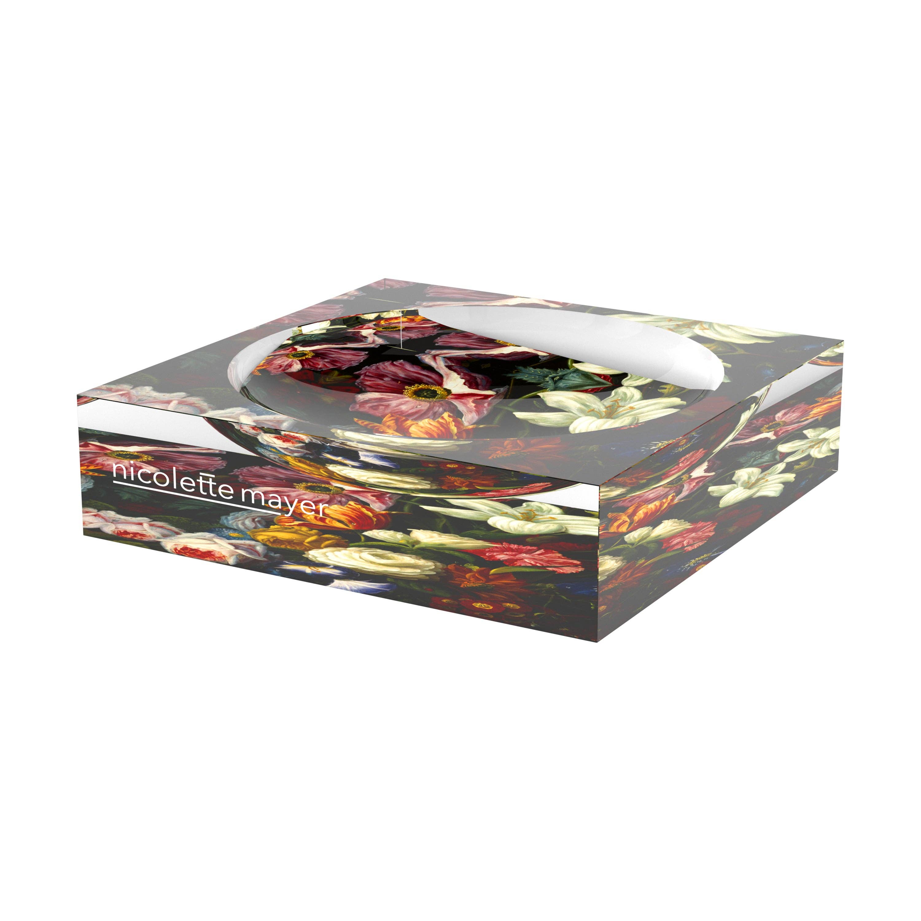 Nicolette Mayer Collection - Wholesale Decorative Plate/Dish/Bowl - Guerlin Splender Acrylic Candy Catchall Dish3