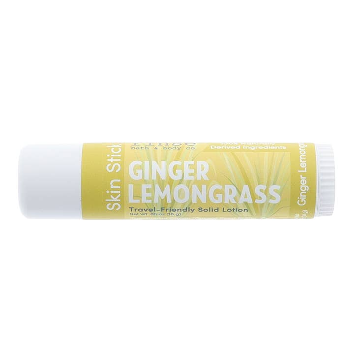 Skin Stick Solid Lotion - Ginger Lemongrass for wholesale by Rinse Bath Body Inc