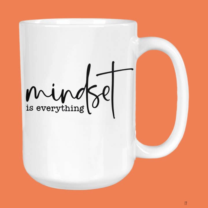 L'état d'esprit est tout, inspiration, motivation, tasse à café pour la vente par GirlySips