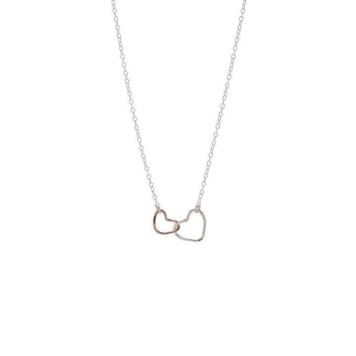 Interlocking Heart Necklace for wholesale by Kenda Kist Jewelry