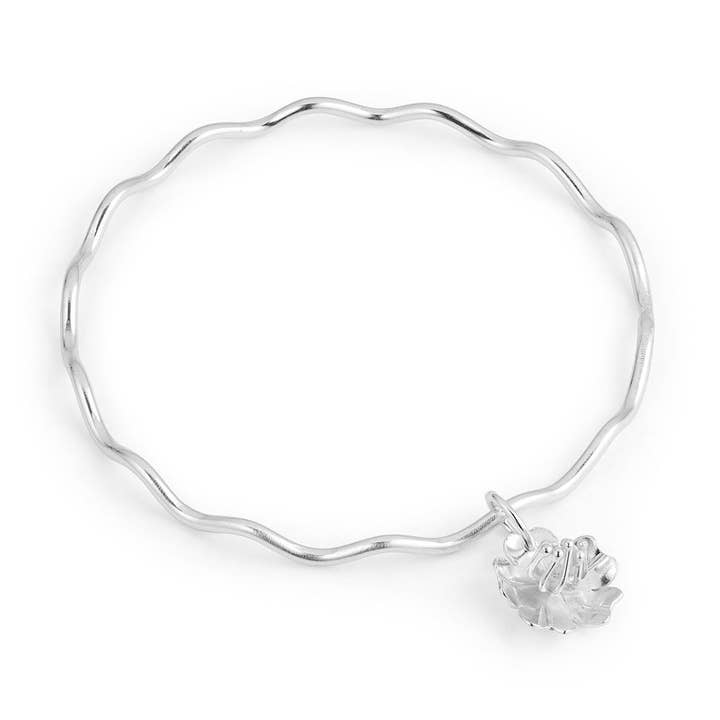 Silver Garden Designs - Wholesale Bangle Bracelet - Cherry Blossom Bangle0