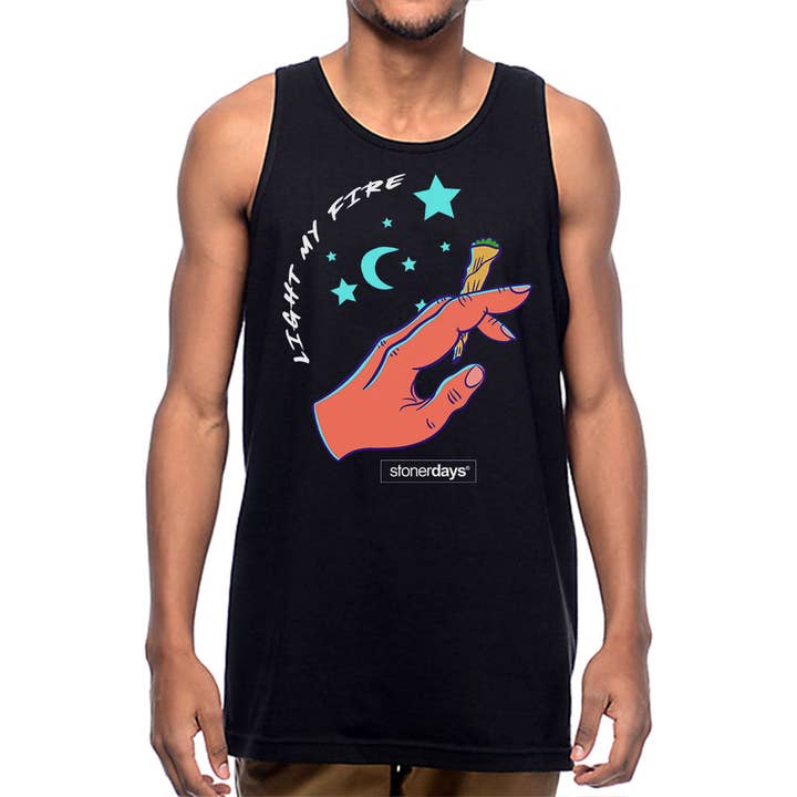Lighty My Fire Tank for wholesale by StonerDays Apparel