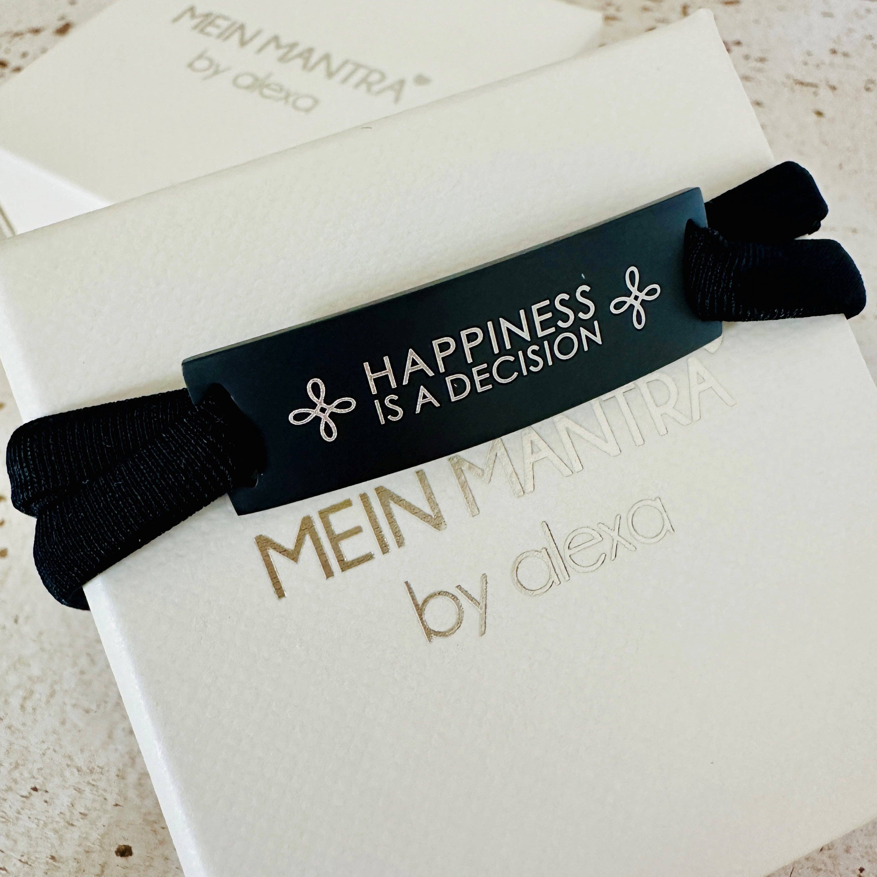Mein Mantra - Wholesale Wristband - Feel Free Armband - HAPPINESS IS A DECISION3