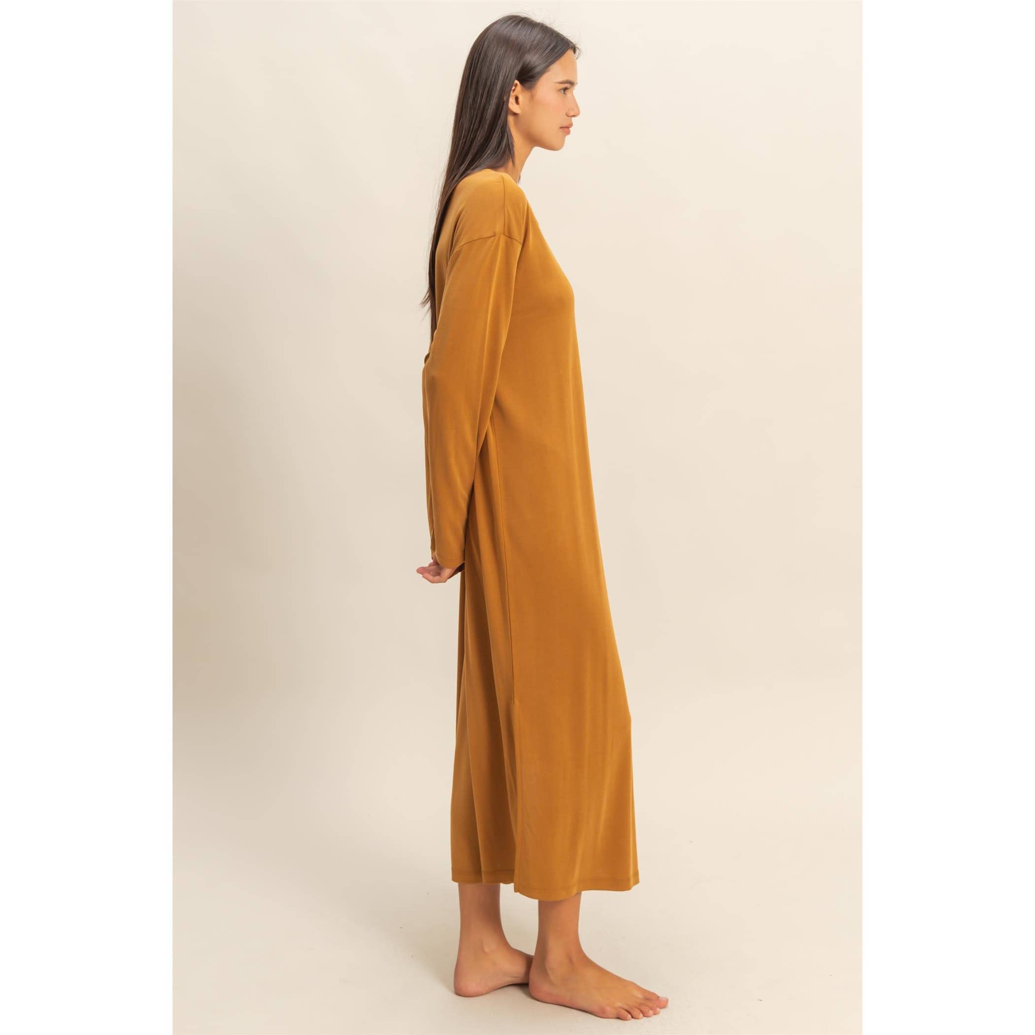 Double Zero - Wholesale Dress - Women's - Casual Midi Dress6