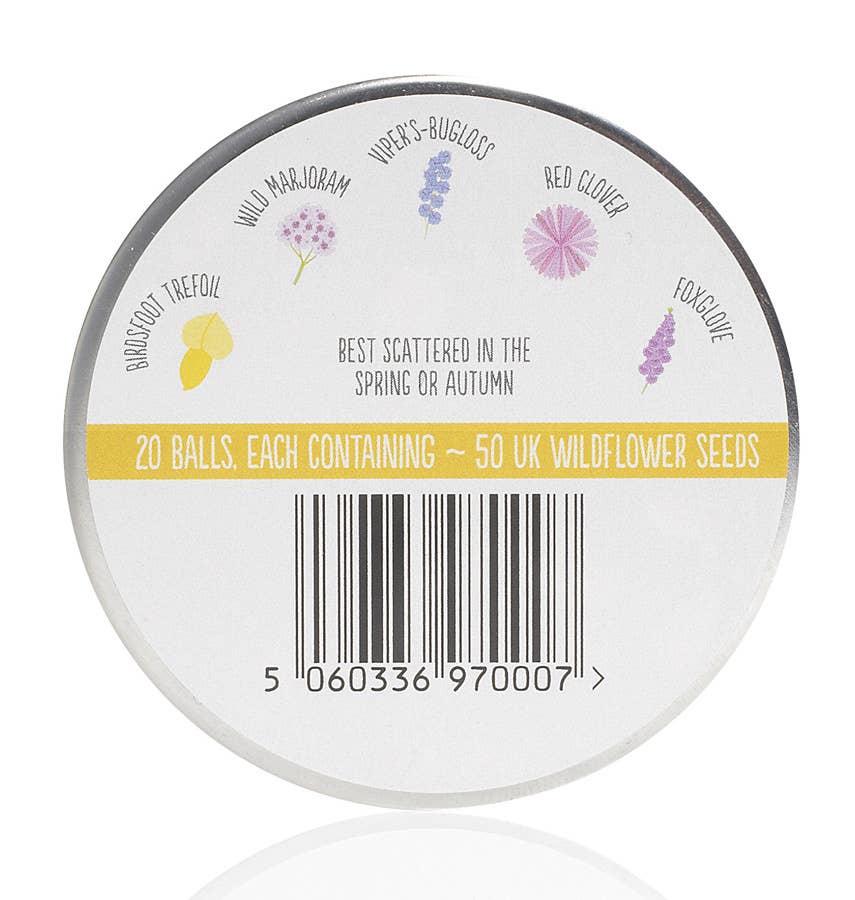 Seedball - Wholesale Plant Seeds - Bee Mix Seedball Tin2